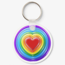 Circle My Heart Keychain by Curious_Dreams Circle My Heart Keychain