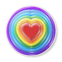 Circle My Heart Magnet by Curious_Dreams Circle My Heart Magnet