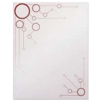 Circle Net Gradient Fade - You Customize Color letterhead by Robbirt Circle Net Gradient Fade - You Customize Color letterhead