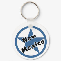 Circle New Mexico keychains by USAstates Circle New Mexico keychains