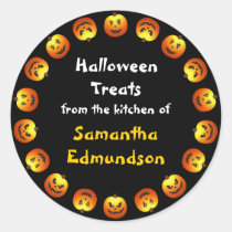 Circle O' Jack O'Lanterns Kitchen Sticker
