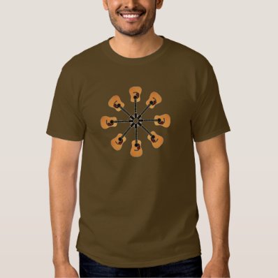 Circle of Acoustic Guitars Tee Shirt