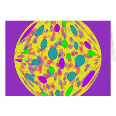 circle of circles card by DonnaGraysonAbstract