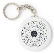 Circle Of Fifths Key Chains
