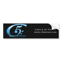 Circle of Fifths Sticker bumper stickers