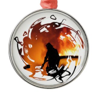 Circle of Flames ornament