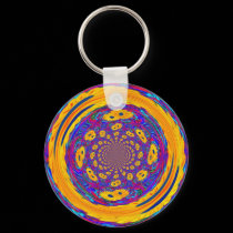 Circle Of Flowers #2 keychains