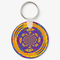 Circle Of Flowers #2 keychains by hadleymonster Circle Of Flowers #2 keychains