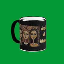 CIRCLE of FRIENDS - sepia version mug