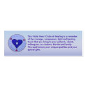Circle of Healing - Caregiver's Profile Card business cards