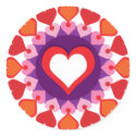Circle of Hearts stickers by alternateworlds Circle of Hearts stickers