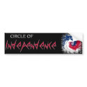 Circle of Independence Bumper Sticker bumper stickers