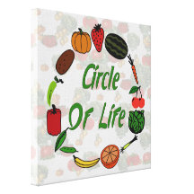 Circle Of Life Gallery Wrap Canvas