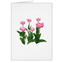 Circle of Pink Tulips cards