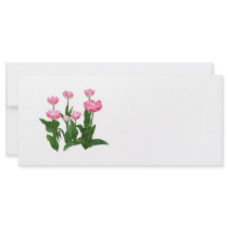 Circle of Pink Tulips rack cards