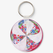 Circle of Quilt keychains