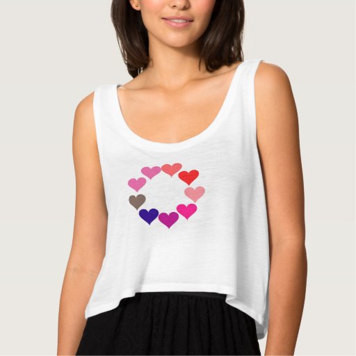Circle of Rainbow Hearts T-Shirt