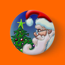 Circle of Santa buttons