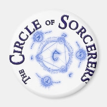Circle of Sorcerers Gear Fridge Magnets