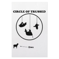 Circle of Trussed / Trust Wordplay Personalized Stationery
