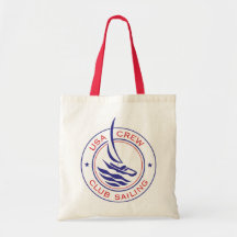 Circle Patch_USA Crew Club Sailing Canvas Bag