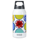 Circle pattern with flowers .JPEG Insulated Water Bottle