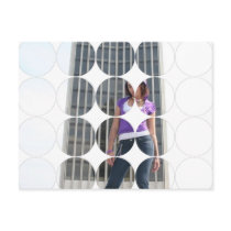 Circle Photo Postcard