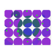 Circle Photo Postcard