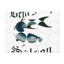 Circle Photo Postcard