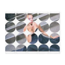 Circle Photo Postcard