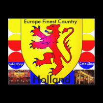 Circle Photo Postcard - holland 