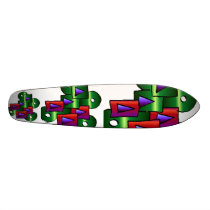 Circle Square Board Custom Skateboard