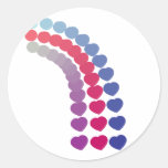 Circle to Hearts Sticker