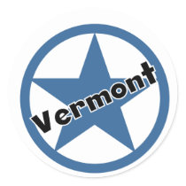 Circle Vermont stickers by USAstates Circle Vermont stickers
