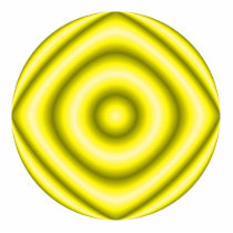 circle yellow photo cutout