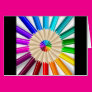 Circled Colored Pencils Greeting Card Circled Colored Pencils Greeting Card