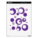 Circles and Dots in Grape Purple Decal For The iPad 2