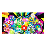 CIRCLES AND FLOWERS_6002524 PHOTO CARDS