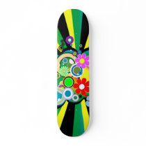 CIRCLES AND FLOWERS_6002524 skateboards by CreativeColours CIRCLES AND FLOWERS_6002524 skateboards