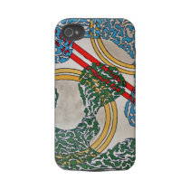 circles and lines   by Raja Badr-El-DIn Iphone 4 Tough Covers