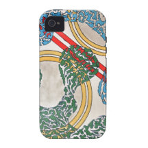 circles and lines   by Raja Badr-El-DIn iPhone 4 Cases