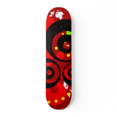 CIRCLES AND SPLATTERS BYPSYCHOKILLER138 SKATEBOARDS by psychokiller138