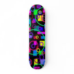 Circles and Squares Skate Board