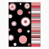 Circles and stripes - Card