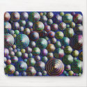Circles Colorful on a blue background mousepads by JKdesigns Circles Colorful on a blue background mousepads