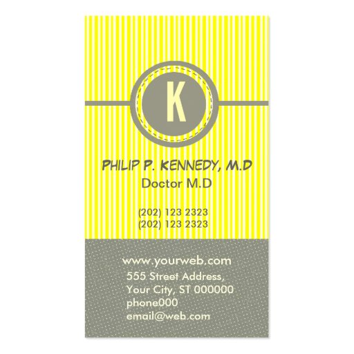 Circles Edgy Business  W/ Appointment Business Card Template (front side)