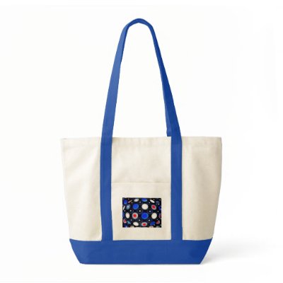 Circles in time tote bags by ANGELHELEN