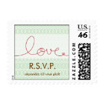 Circles + Love Dusk RSVP Wedding Custom Stamps