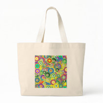 Circles of Colors Canvas Bags
