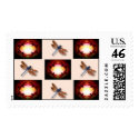 Circles of Dragonflies postage